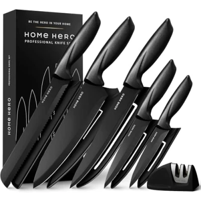 Abbildung von Home Hero Messerset Scharfe Set Kochmesser Edelstahl Messer