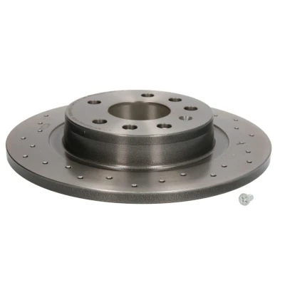 Abbildung von BREMBO XTRA LINE 08.9511.1X Bremsscheibe 278 12 5 voll, gelocht beschichtet mit Schrauben OPEL: Vectra C Saloon, Signum CC, Caravan
