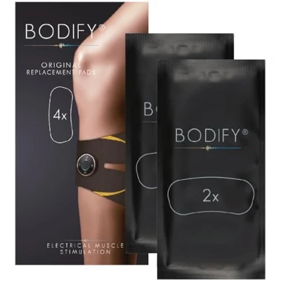 Abbildung von Bodify Original Ersatz Pads 2er Set (Ohne Controller) für EMS Wadentrainer Pro Wadenmuskeltrainer Männer und Frauen
