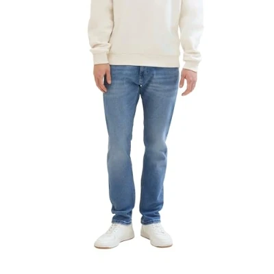 Abbildung von TOM TAILOR Denim Herren Piers Slim Jeans, 10119 Used Mid Stone Blue Denim, 33/32