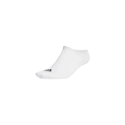 Abbildung von adidas Unisex Thin Linear Low Cut Socks 3 Pairs, White / Black, 6.5 8