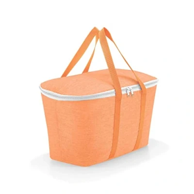 Abbildung von reisenthel coolerbag Twist apricot Kühltasche mit Obermaterial aus recycelten PET Flaschen Ideal für picknicks
