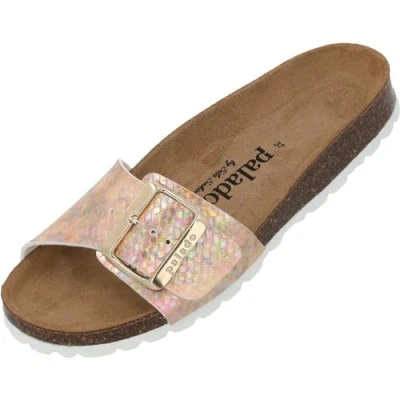 Abbildung von Palado by Sila Sahin Malta EGS Aurora Pantolette flach, Damen, Größe: 38, Beige Schuhe