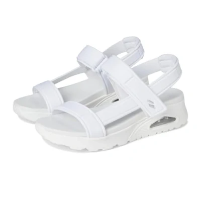 Abbildung von Skechers UNO Plateausandalette, Damen, Größe: 36, White Schuhe
