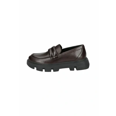 Abbildung von Geox Slipper, Damen, Größe: 36, Dk coffee c Leder