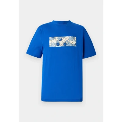 Abbildung von HUGO Nurix Tshirt print, Herren, Größe: XL, Open blue
