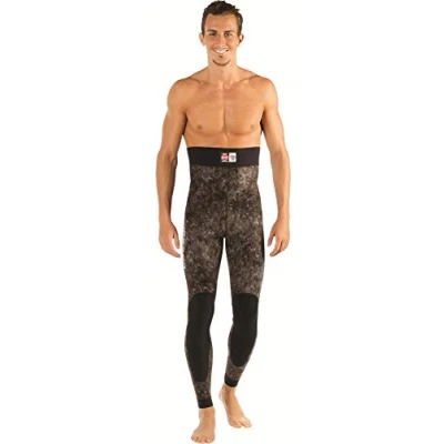 Abbildung von Cressi Tracina Pants Wetsuit Freitauchen und Fischen Neoprenanzug Hose in Neopren Gefüttert Außen Glatt Innen, Erhältlich der Version 3.5/5/7 mm für Männer