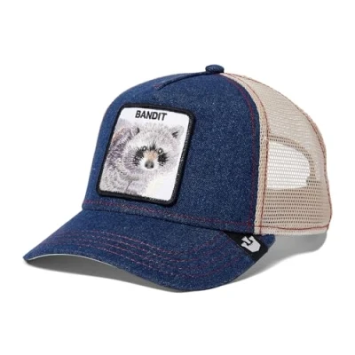 Abbildung von Goorin Bros. The Farm Trucker Kappe aus Netzstoff für Damen und Herren, Marineblau (Bandit), Einheitsgröße