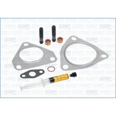 Abbildung von AJUSA JTC11353 Montagesatz, Lader with studs, syringe oil mit Dichtungen Montageanleitung VOLVO: S80 I, V70 2, XC90 I