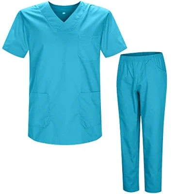 Abbildung von MISEMIYA Unisex Schrubb Set Medizinische Uniform mit Oberteil und Hose ref.8178 XX Large, Cyan
