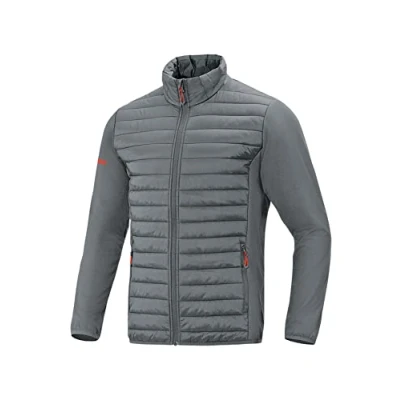 Abbildung von JAKO Fussball Teamsport Allwetter Hybrid Premium Winterjacke, Herren, Größe: Small, Grey