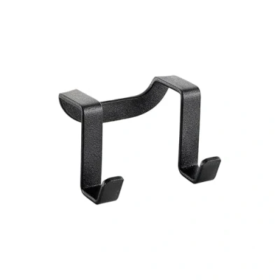 Abbildung von Metaltex Galileo Lava Doppelhaken, TouchTherm, schwarz, 6 x 4 cm