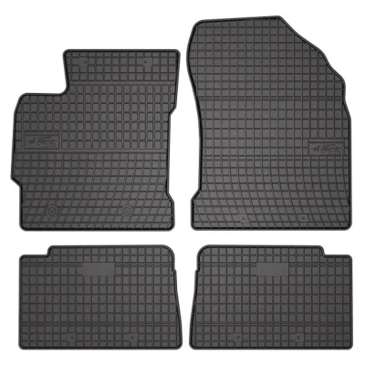 Abbildung von FROGUM 0807 Fußmattensatz Gummi vorne und hinten 4 schwarz Maßgefertigt TOYOTA: Auris Hatchback