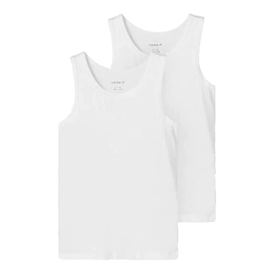 Abbildung von NAME IT Jungen Nkmtank top 2p Noos Unterhose, Bright White, 158 164 EU