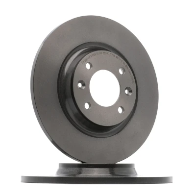 Abbildung von BREMBO COATED DISC LINE 08.8682.21 Bremsscheibe 290 12 4 voll beschichtet mit Schrauben PEUGEOT: 308 I Hatchback, 3008 I, CC
