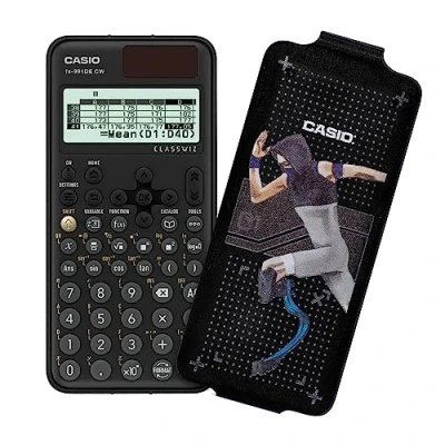Abbildung von Casio FX 991DE CW ClassWiz technisch wissenschaftlicher Rechner mit Art case &quot;runner&quot;, deutsche Menüführung (limited edition)