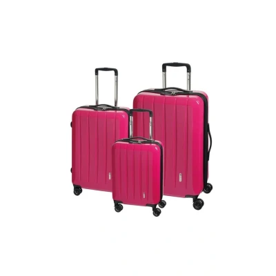 Abbildung von CHECK.IN London Trolley Set 2.0 3 tlg. Pink Koffer mit 4 Rollen Kofferset
