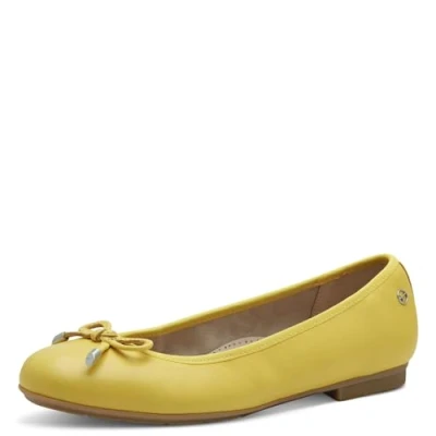 Abbildung von Tamaris Klassischer Ballerina, Damen, Größe: 38, Yellow Schuhe