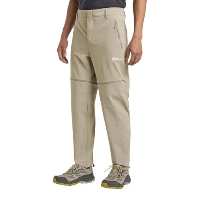 Abbildung von Jack Wolfskin ZIP OFF Outdoorhose, Herren, Größe: 48, Stone