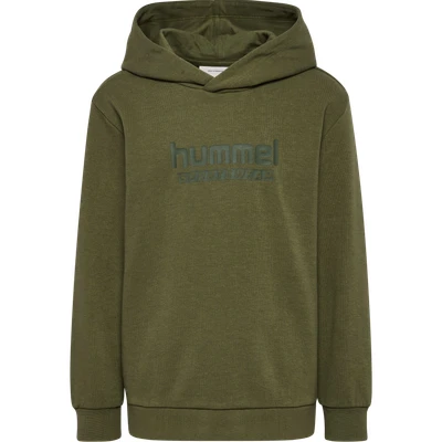 Abbildung von Hummel BASE Kapuzenpullover für Kinder, Größe: 104/110, Winter moss