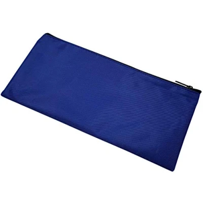 Abbildung von Banktasche/Bankmappe/Geldmappe/Geldtasche/Bank Etui/Stifteetui/Federmäppchen (Blau)