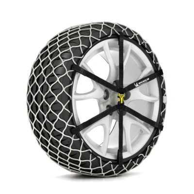 Abbildung von Michelin Easy Grip Limited 008331 Schneeketten mit Kettenspanner Montageanleitung, Aufbewahrungstasche Stahl