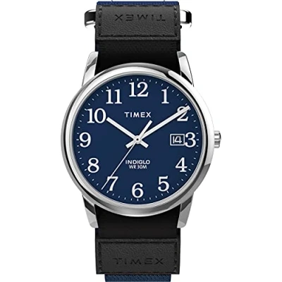 Abbildung von Timex Easy Reader 35mm Fast Wrap Strap Date FensteruhrTW2U85000