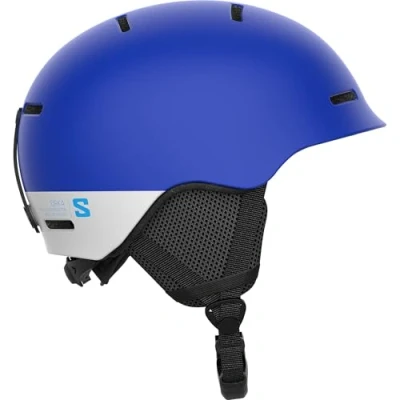 Abbildung von Salomon Orka Kinder Helm Ski Snowboarden, Einfach Anzupassende Passform, leicht, Blau, KL 5659