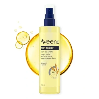 Abbildung von Aveeno® Skin Relief Körperöl Spray Hautpflege und Körperpflege Öl mit Haferöl &amp; Jojobaöl für sehr trockene, empfindliche Haut