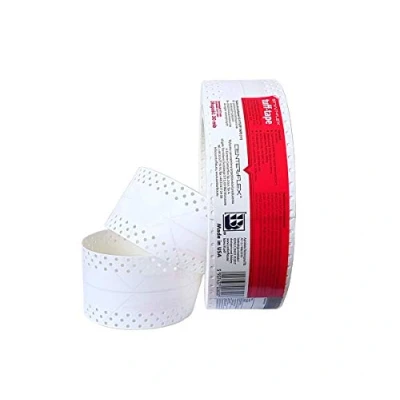 Abbildung von Strait Flex TUFF TAPE Trockenbau Kantenschutz Eckschiene Gipskarton Fugenband Klebeband zum Verbinden von GK Platten 30 m