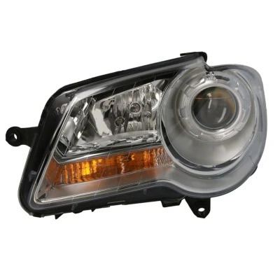 Abbildung von MAGNETI MARELLI 711307022687 Scheinwerfer links W5W, H21W, H7/H7 Halogen mit Blinklicht für Rechtsverkehr Stellmotor LWR VOLKSWAGEN: Touran I
