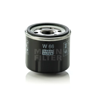 Abbildung von MANN FILTER W 66 Ölfilter M 20 X 1.5 Anschraubfilter RENAULT: Modus / Grand Modus, TWINGO 2, Clio 4, DACIA: SANDERO I, LOGAN MCV 2