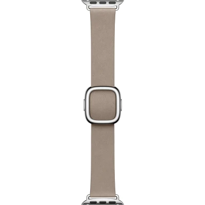 Abbildung von Apple Watch Armband Original Recycelte Mikrofaser Beige Geeignet für Series 1 9 / SE Black Friday Deals