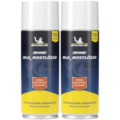 Abbildung von MICHELIN EXPERT Rostlöser MoS2 2x400ml Extrem Kriechfähig und Silikonfrei 2 Stück