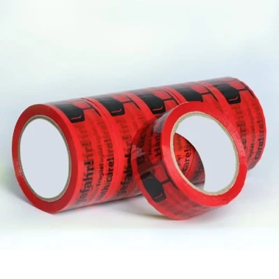Abbildung von TK THERMALKING Klebeband Packband Paketband mit Hinweis auf Tape (Bruchgefahr Achtung nicht werfen Vorsicht zerbrechlich Glas handle with care Fragile) (6)