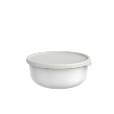Abbildung von Mepal Mikrowellengeschirr Lumina Frischhaltedosen mit Deckel für Kühlschrank, Gefrierschrank, Dampfgarer &amp; Mikrowelle Mikrowellenschüsseln Aufbewahrungsbox 1500 ml White