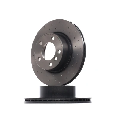 Abbildung von BREMBO 09.C114.1X Bremsscheibe 300 22 5 gelocht/innenbel. beschichtet hochgekohlt mit Schrauben BMW: 3 GT, Saloon, Touring