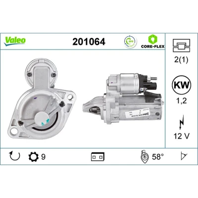 Abbildung von Starter VALEO 201064