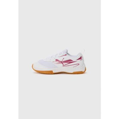 Abbildung von Puma Varion II Unisex Handballschuh für Kinder, Größe: 33, White/berry Schuhe