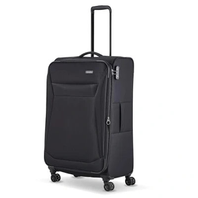 Abbildung von Travelite Chios Trolley L 78 Schwarz Koffer mit 4 Rollen Weichgepäck