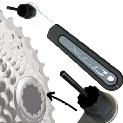 Abbildung von Fantic26 Fahrrad Kassettenabzieher MTB Ebike Road Ketten Verschlussring Centerlock Montage Werkzeug Nuss 5mm mit Handgriff