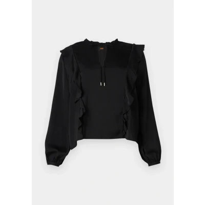 Abbildung von BOSS Birenna Bluse, Damen, Größe: 36, Black