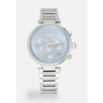 Abbildung von BOSS Majesty Sport Chronograph silvercoloured/blue, Damen, Größe: One Size, Silver coloured/blue