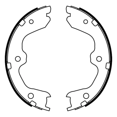 Abbildung von ABE C01067ABE Handbremsbeläge Hinterachse NISSAN: 350Z Coupe