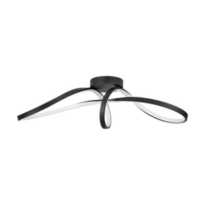 Abbildung von EGLO connect LED Deckenleuchte Calarossa Z, schwarz, Alu