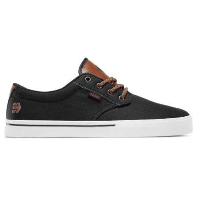 Abbildung von Etnies Jameson ECO Skateschuh, Herren, Größe: 44, Navy/tan/white Lederimitat/textil