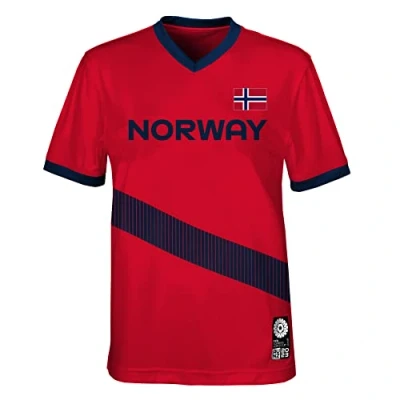Abbildung von FIFA Offizielles Trikot der Frauenfussball Weltmeisterschaft 2023 für Erwachsene, Norwegen, Rot, Groß