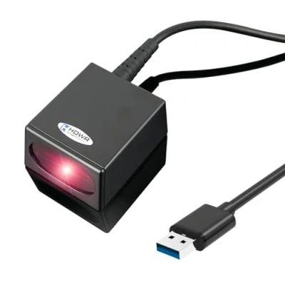 Abbildung von Barcode Scanner, Solide Leser, Hochwertige Scansystem und Gehäuse, Stationär USB Professional Automatisch Auto, HD S90 HDWR