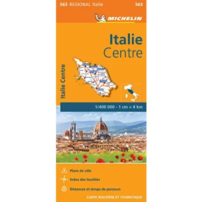 Abbildung von Italy Central (563): Wegenkaart Schaal 1 : 400.000 (Regionale kaarten Michelin, Band 563)
