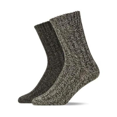 Abbildung von Snocks Norweger 2 PACK Socken, Größe: 43 46, Mix olive
